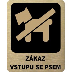 Piktogram ZÁKAZ VSTUPU SE...