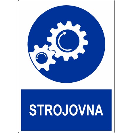 Cedule STROJOVNA 1