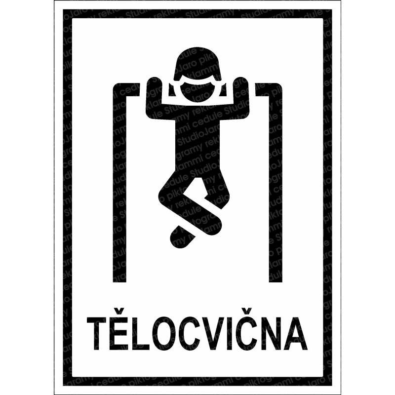 Cedule TĚLOCVIČNA 2