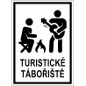 Cedule TURISTICKÉ TÁBOŘIŠTĚ 1