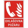 Cedule OHLAŠOVNA POŽÁRU 1