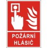 Cedule POŽÁRNÍ HLÁSIČ 1