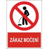 Cedule ZÁKAZ MOČENÍ 2